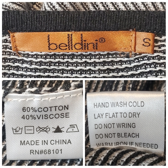 Belldini Cotton Blend Knit Open Cardigan - Picture 8 of 8